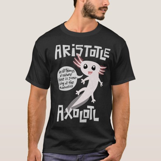 Aristoteles Axolotl T-shirt (Voorkant)