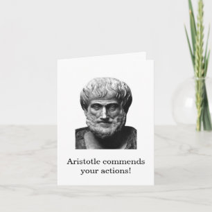Aristoteles-bemoedigingskaart Kaart