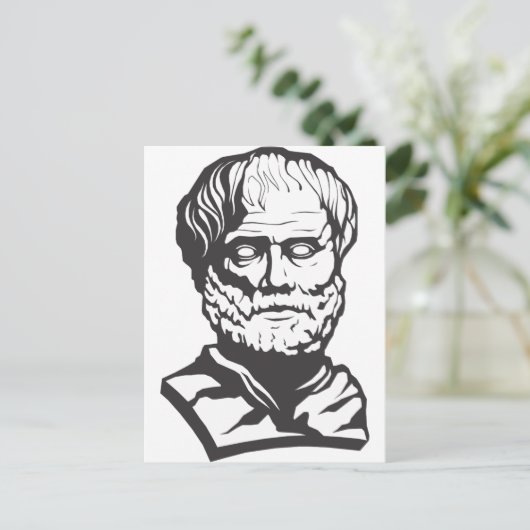 Aristoteles Briefkaart (Staand voorkant)