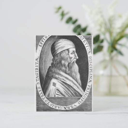 Aristoteles Briefkaart (Staand voorkant)