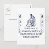 Aristoteles Briefkaart (Voorkant / Achterkant)