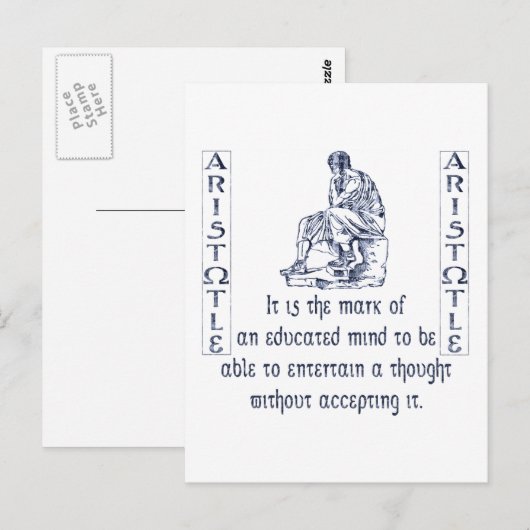 Aristoteles Briefkaart (Voorkant / Achterkant)