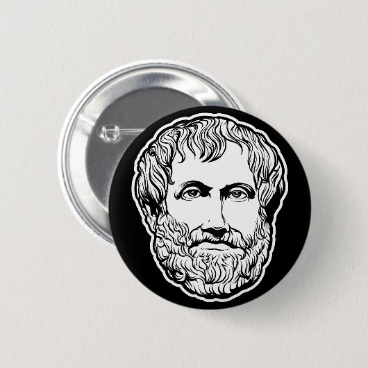 Aristoteles-Button Ronde Button 5,7 Cm (Voorkant /achterkant)
