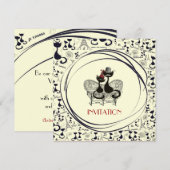 Aristoteles Cat Valentijn - partijuitnodiging Kaart (Voorkant / Achterkant)