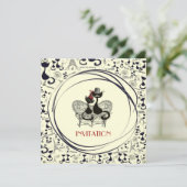 Aristoteles Cat Valentijn - partijuitnodiging Kaart (Staand voorkant)