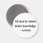 Aristoteles-citaat 6a magneet (Voorkant / Achterkant)