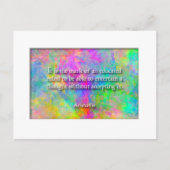 Aristoteles citeert briefkaart (Voorkant)