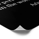 Aristoteles citeert plezier in het werk van Aristo Poster (Hoek)