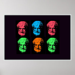 Aristoteles Collage Poster