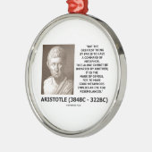 Aristoteles commando van het metafoor Mark of Geni Metalen Ornament (Links)