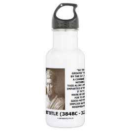 Aristoteles commando van het metafoor Mark of Geni Waterfles