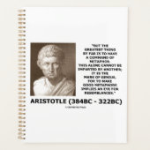 Aristoteles commando van metafoor Mark of Genius Q Planner (Voorkant)