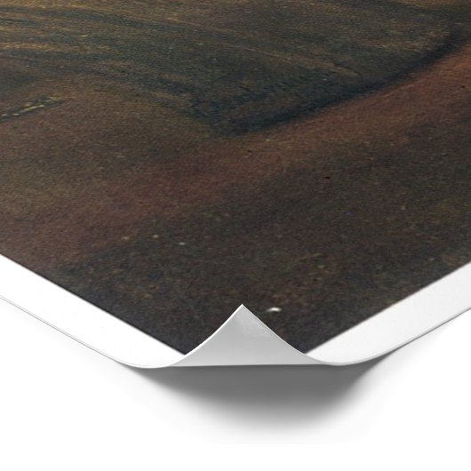 Aristoteles die de buste van Homer overdenkt, 1653 Poster (Hoek)