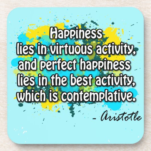 Aristoteles Drankjes Onderzetter (Voorkant)