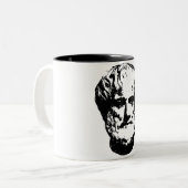 Aristoteles Drinkware Tweekleurige Koffiemok (Voorkant links)
