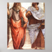 Aristoteles en Plato Poster (Voorkant)