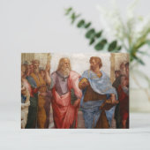 Aristoteles en Plato van Rafaël Bedankkaart (Staand voorkant)