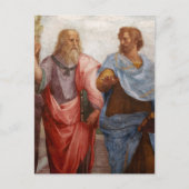 Aristoteles en Plato van Rafaël Briefkaart (Voorkant)