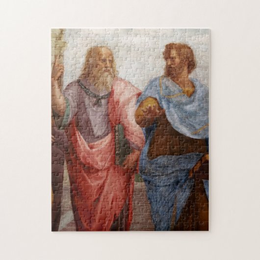 Aristoteles en Plato van Rafaël Legpuzzel (Verticaal)
