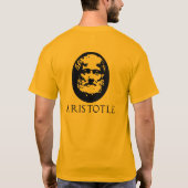 Aristoteles filosofische kleding, citaat t-shirt (Achterkant)
