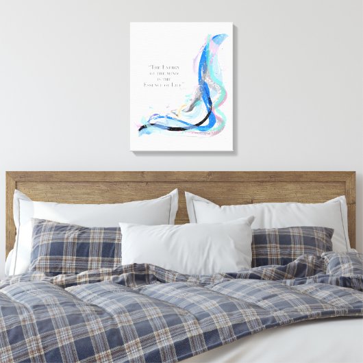 Aristoteles - Gemoedsenergie Canvas Afdruk (Insitu (Slaapkamer))