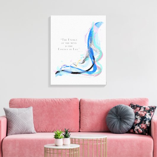 Aristoteles - Gemoedsenergie Canvas Afdruk (Insitu (Woonkamer))