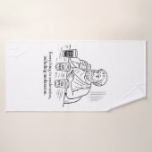 Aristoteles' Gids voor Matigheid Badhanddoek (Badhanddoek)