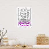 Aristoteles. Griekse filosoof [015] Poster (Keuken)