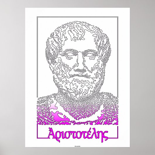 Aristoteles. Griekse filosoof [015] Poster (Voorkant)