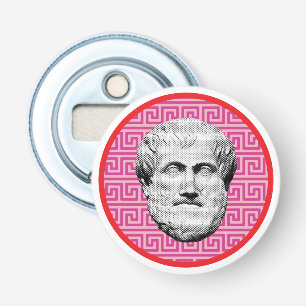 Aristoteles Griekse filosoof Button Flesopener