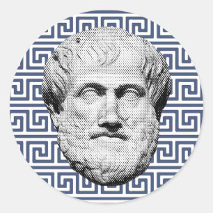 Aristoteles Griekse Filosoof Ronde Sticker
