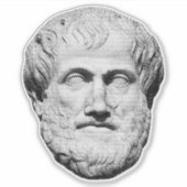 Aristoteles Griekse Filosoof Sticker (Voorkant)