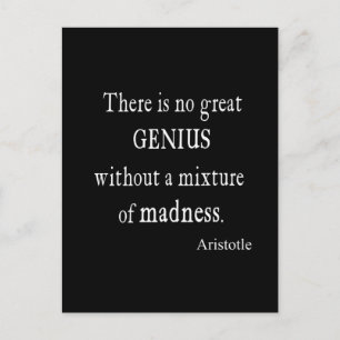 Aristoteles Grote Geniuswaanzin Briefkaart