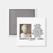 Aristoteles iedereen kan boze tijd krijgen magneet (Voorkant / Achterkant)