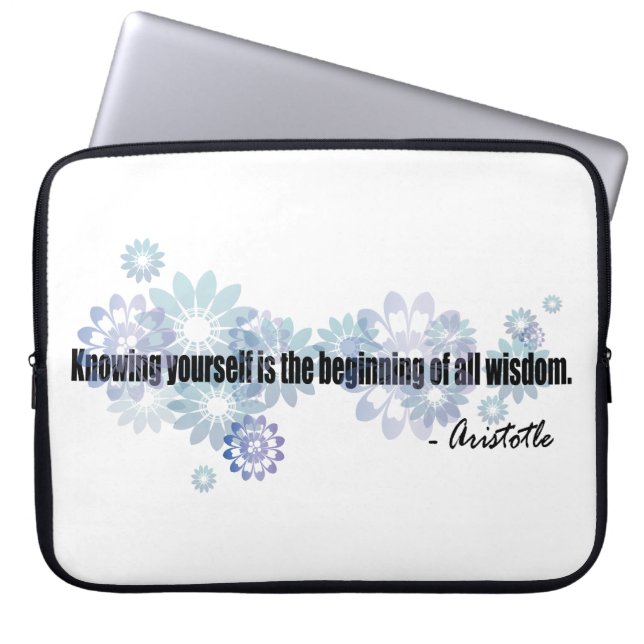 Aristoteles Laptop Sleeve (Voorkant)
