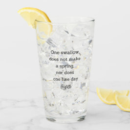 Aristoteles lente citaat decor voor thuis  glas