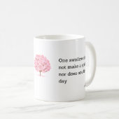 Aristoteles lente citaat decoratie voor thuis koffiemok (Voorkant rechts)