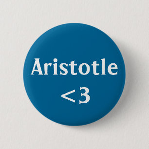 Aristoteles Love Griekse filosoof Ronde Button 5,7 Cm