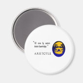 Aristoteles over kennis. Filosofie magneet (Voorkant / Achterkant)