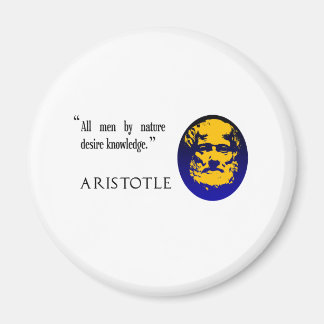 Aristoteles over kennis. Filosofie magneet