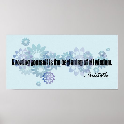 Aristoteles Poster (Voorkant)