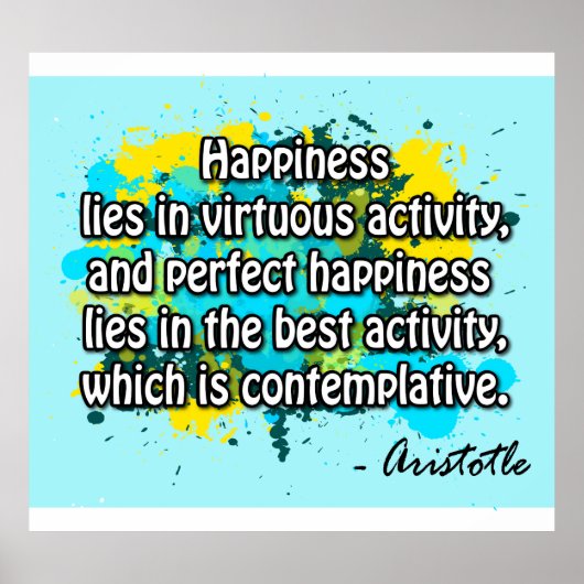 Aristoteles Poster (Voorkant)