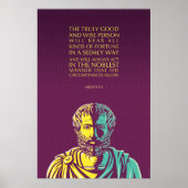 Aristoteles poster: Het echt goede en wijze persoo Poster (Voorkant)