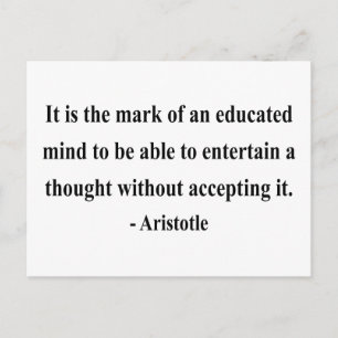 Aristoteles Quote 1a Briefkaart