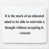 Aristoteles Quote 1a Muismat (Voorkant)