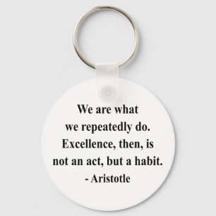 Aristoteles Quote 4a Sleutelhanger