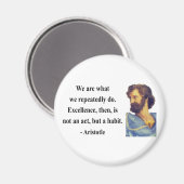 Aristoteles Quote 4b Magneet (Voorkant / Achterkant)