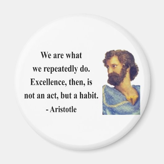 Aristoteles Quote 4b Magneet (Voorkant)
