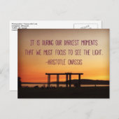 Aristoteles Quote Briefkaart (Voorkant / Achterkant)