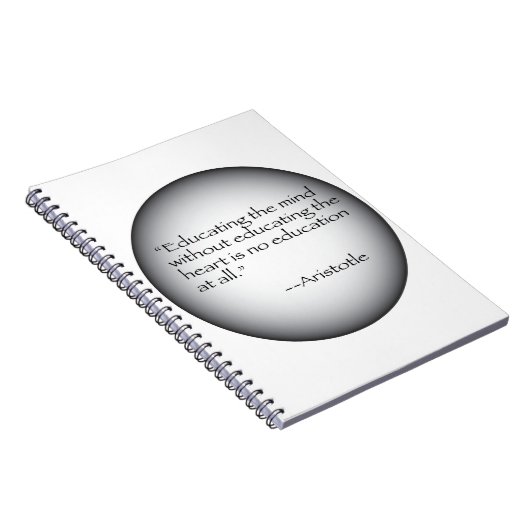 Aristoteles Quote Notitieboek (Rechterzijde)